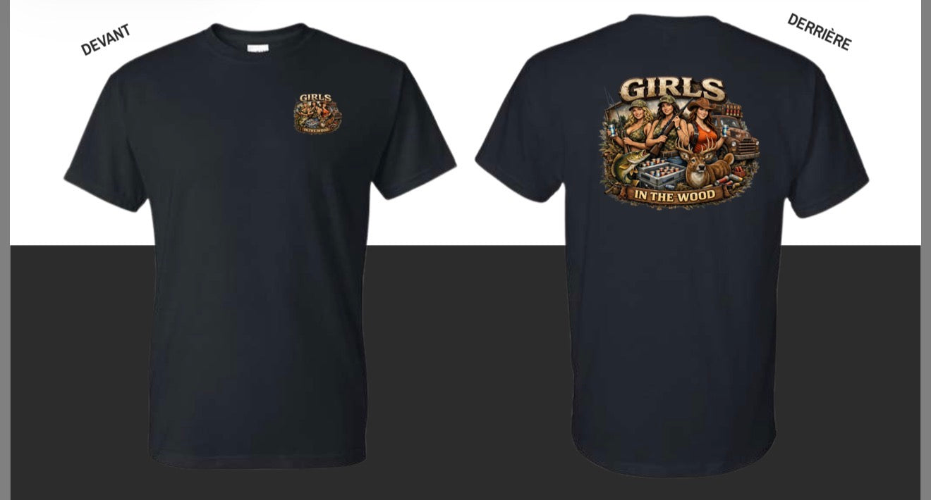 T-Shirt “Girls in the Wood” – Classique et 
T-Shirt “Boys in the Wood” – Classique