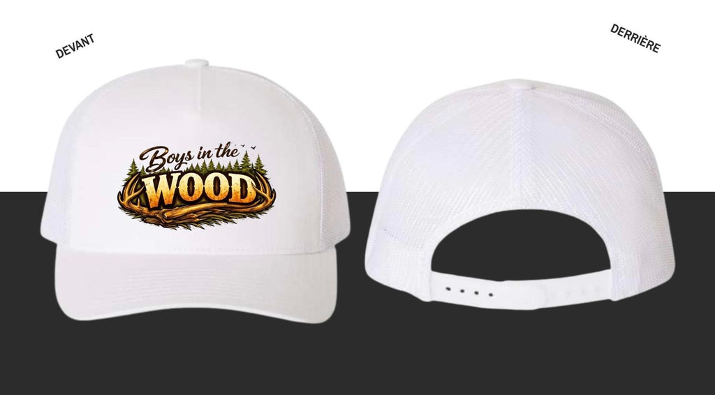 Casquette “Boys in the Wood” – Classique Blanche