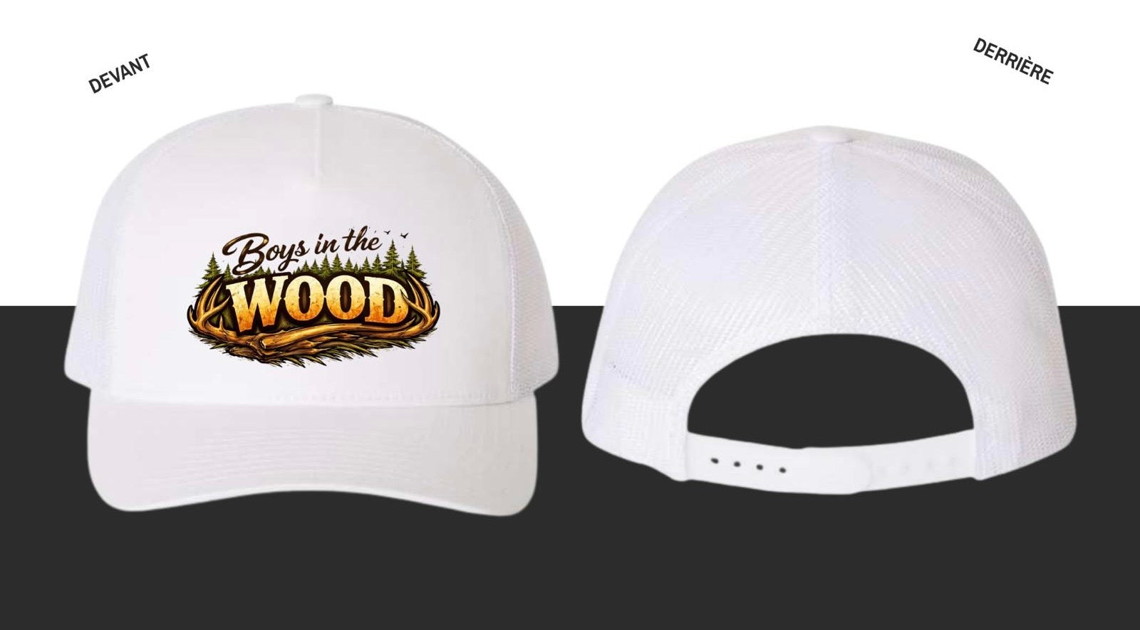 Casquette “Boys in the Wood” – Classique Blanche